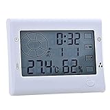 Unbekannt Chun Li Temperatur-Hygrometer, Großbild-Digital-Thermometer trocken Hygrometer mit leuchtenden Touchscreen, 118X87X45MM Wetterstationen (Size : 118X87X45MM)