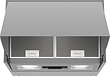 Bosch DEM63AC00 Serie 2 Wandesse / D / 60 cm / Silber / wahlweise Umluft- oder Abluftbetrieb / Drucktastenschalter / Intensivstufe / Metallfettfilter (spülmaschinengeeignet)