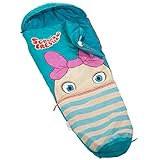 skandika Sorgenfresser Lillifee Schlafsack für Kinder mit großer Tasche, 170 (140 + 30) x 70/45 cm, Polli, Flint, Saggo, Pat, Enno, Lilli (Lilli)