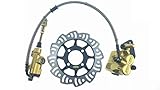 MotoCross Dirtbike Pitbike 125ccm 4-Takt Hydraulik Bremsen Kit hinten + Scheibe Motorrad Cross Bremse