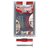 TOX Sortiment Monteur Allround 132 tlg, mit Allzweckdübel Tri 5x31 mm, 6x36 mm, 8x51 mm + perfekt abgestimmte Schrauben, 094901081