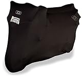 Oxford PROTEX Premium Stretch-Passform Innenraum Motorrad Abdeckung - Schwarz, M