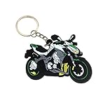 Julo Motorradzubehör Motorrad Keychain Gummi Motorrad Schlüsselanhänger Lokomotivmodell