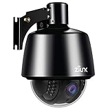 1080P WLAN IP Kamera Outdoor, 2MP WiFi PTZ Überwachungskamera Aussen, Schwenken/Neigen/5X Optischer Zoom, IR Nachtsicht,Wasserdicht IP65, mit Audio und SD Kartenteckplat, Bewegungsmelder