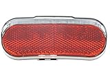 P4B | Fahrrad Dynamo-Rücklicht LED Modell 539 mit Standlicht und Reflektor | StVZO Zulassung | zur Montage am Gepäckträger (80 mm Schraubenabstand)