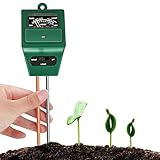 Bearbro 3 in 1 Bodentester Boden-Feuchtigkeitsmesser für Feuchtigkeit/Sonnenlicht/pH-Tester für Pflanzen,Garten, Bauernhof, Rasen, drinnen und draußen, kein Batterien erforderlich