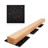 100 Stück 3mm Terrassenpad - 90 x 90 mm Terrassenpads, Gummigranulat-Pads, Terrassenbau
