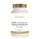 Cellufine® HyaVita® hochdosierte Hyaluronsäure-Kapseln zum Schlucken I 150 vegane Kapseln I Anti-Aging-Kapseln vegetarisch