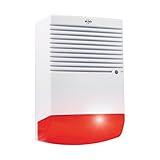 ELRO ADS1F Dummy Alarmsirene-Attrappe-mit blinkendem LED-Licht