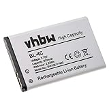 vhbw Li-Ion Akku 600mAh (3,7 Volt) für Olympia Outdoor Free, Vox Colour Handy Telefon wie BBA-07, BK-BL-4C