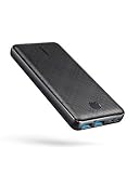 Powerbank Anker PowerCore Essential, 20000mAh externer Akku mit PowerIQ Technologie und USB-C Eingang, enorme Energiedichte, kompatibel mit iPhone, Samsung, Huawei, iPad und mehr