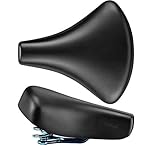 Selle Royal Damen und Herren Fahrradsattel ''Holland'' Waterproof Unitech Relaxed Sattel gefedert inkl. Sattelkloben ''Unisex''
