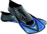 Aqua Sphere Microfin HP Schwimmen Training Fin Trainingsflossen, schwarz/Blau, 40/41