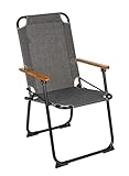 Bo-Camp Urban Outdoor-Campingstuhl-Brixton, Aluminium, grau, Einheitsgröße