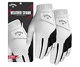 Callaway Golf Herren Weather Spann Handschuh , 2 Stück