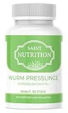 Saint Nutrition NEU Entwurmungs Presslinge - Kur für Tiere wie Katzen, Hunde, Kaninchen und Geflügel - vor, während und nach Befall - natürliches Mittel für Magen & Darm bei WURMBEFALL