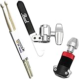 Pearl HCL-205DQR Rapid Lock Super-Grip Hi-Hat Drop-Clutch + keepdrum Drumsticks