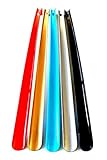 5er Set Schuhanziehhilfe mit Haken extra lang Schuhlöffel 60 cm Schuhanzieher