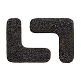 The Felt Store Filzgleiter für Ecken, ca. 3,8 x 3,8 cm, extra strapazierfähiger Filz, selbstklebend, 16 Stück, braun; als Bodenschutz für Möbelfüße, Tischbeine, Stuhlbeine, Stühle - Made in Canada