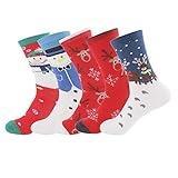 Aitos Socken Damen Baumwolle Bunt Muster Kurz Lustige Tiere Charakter Witzig Trendige Original Freizeit Größe 38-42 Herbst Winter Warm