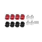 Dilwe 4 Stücke RC Auto Radnabe Adapter, RC Rad Hex Hub Metall Adapter für Traxxas Hsp Redcat Fernbedienung Crawler Upgrade Teil( 12 mm)