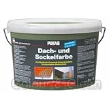 Pufas Dach- und Sockelfarbe 5 L Farbe: Betongrau 962 Dachfarbe Sockel-Anstrich