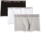 Tommy Hilfiger Herren Hüft-Shorts 3p Lr Boxershorts Trunk, 3er Pack, Schwarz (Black / White / Grey Heather 004), Medium