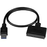 StarTech.com USB 3.1 auf 2,5 Zoll (6,4cm) SATA III Adapter Kabel mit UASP - USB 3.1 zu SATA SSD/HDD Konverter / Adapterkabel