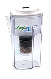 Wasserfilter AcalaQuell® One | Weiss | Aktivkohle Wasserfilter | Höchste Filterleistung - mehrschichtig | BPA-free | ReNaWa® - Technology | Kreiert köstlich schmeckendes, wohltuendes Wasser