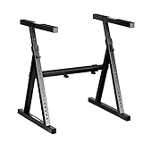 Neewer Hochleistung Z-Style Keyboard Ständer mit Griff 23,2 bis 35,4 Zoll / 59-90cm Einstellbare Höhe 24,6 bis 40,9' /62,6-104cm Verstellbare Breite