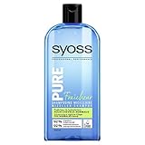 2x Syoss Shampoo Pure Fresh Mizellen Shampoo für normales Haar je 500ml