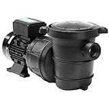 Monzana Filterpumpe 15.900 l/h mit Vorfilter Poolpumpe Umwälzpumpe Sandfilter Pool Pumpe 8,0m Förderhöhe Poolfilte