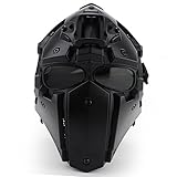 Full-covered taktischen Outdoor Motorrad Helm mit Maske Schutzbrille für Jagd Paintball Military Cosplay Movie Prop