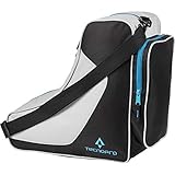 TECNOPRO Unisex – Erwachsene Classic Schlittschuhtasche, Black/Grey/Blue, One Size