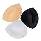 TopBine 3 Paar BH Einlagen Bra Pads Herausnehmbaren Sport BH,Bikinis Unterwäsche Einsätze Pads, 3 Color, XL