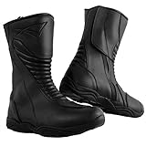 A-Pro Motorradstiefel Wasserdicht Sport Touring Racing Herrenstiefel Schwarz 39