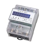 B+G E-Tech DRT428B digitaler Drehstromzähler, Stromzähler für DIN Hutschiene - Energiemessgerät 400V 20(80) A mit S0 Schnittstelle