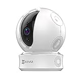 EZVIZ C6C 720p Überwachungskameras (WiFi Dome Schwenk/Neige Kamera mit Nachtsicht, Zwei-Wege-Audio, Baby-Monitor, Smart Tracking, Smart Privacy Mask, Cloud-Service, Kompatibel mit Alexa)