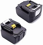 FengBP®2 x 14,4V 4,0Ah 4000mAh BL1415 BL1430 BL1440B Ersatz Akku für Makita BL1440 194065-3, Makita BHP440RFE BDF440RFE BTW250RFE 196388-5 BL1415 194065-3 196875-4 194558-0 195444-8 Werkzeugakkus
