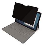 Fellowes PrivaScreen Blickschutzfilter und Bildschirmschutz für Surface Pro 3/4 (SLIM) - Einfach anbringen und abnehmen mit Quick Reveal Tabs, schwarz, 4819201