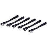 18 Zoll Gerade SATA III 6.0 Gbps Kabel, Schwarz, 6 Packung