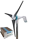 AirSpeed Windgenerator 12V, Windgenerator 24V, Wind Turbine 500W von IstaBreeze® zur Auswahl (12V + Laderegler I/HCC650)