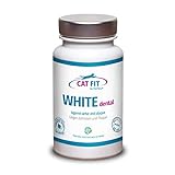 CAT FIT by PreThis® White dental | Zahnsteinentferner Katze | Zahnsteinpulver gegen Zahnstein, Zahnbelag & Zahnverfärbung | Zahnpflege & Zahnreinigung für Katzen | Plaque vorbeugen