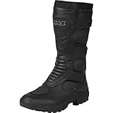 FLM Motorradschuhe, Motorradstiefel lang Touren Stiefel 4.0 schwarz 44, Unisex, Enduro/Reiseenduro, Ganzjährig