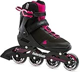 Rollerblade Damen Sirio 80 Inlineskate, Black/Raspberry, 240