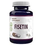 Fisetin 50mg 60 Vegane Kapseln, ähnlich wie Quercetin, Natürliche Anti-Aging, Senolytikum