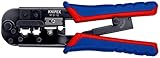 KNIPEX Crimpzange für Westernstecker (190 mm) 97 51 10