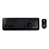 Wireless Desktop 850 (Set mit Maus und Tastatur, deutsches QWERTZ Tastaturlayout, schwarz, kabellos)