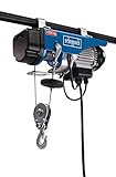 scheppach elektrischer Seilzug HRS250 - Tragkraft 250 Kg | 530 W | Hubhöhe 12 m | Drahtseil 12 m