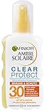 Garnier Ambre Solaire Clear Protect Bräune und Schutz transparentes Sonnenschutz-Spray mit LSF 30 1er Pack (1 x 200 ml)